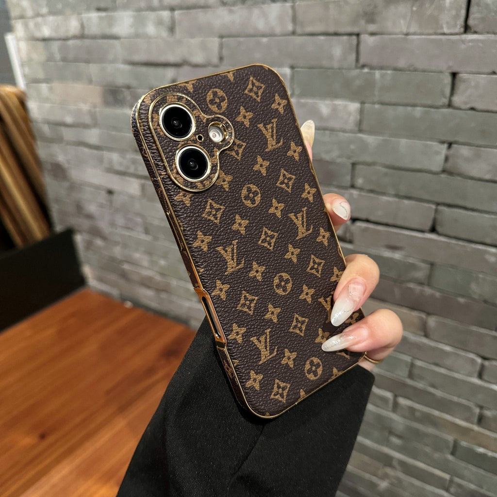 Lyxigt LV 2.0 iPhone-fodral