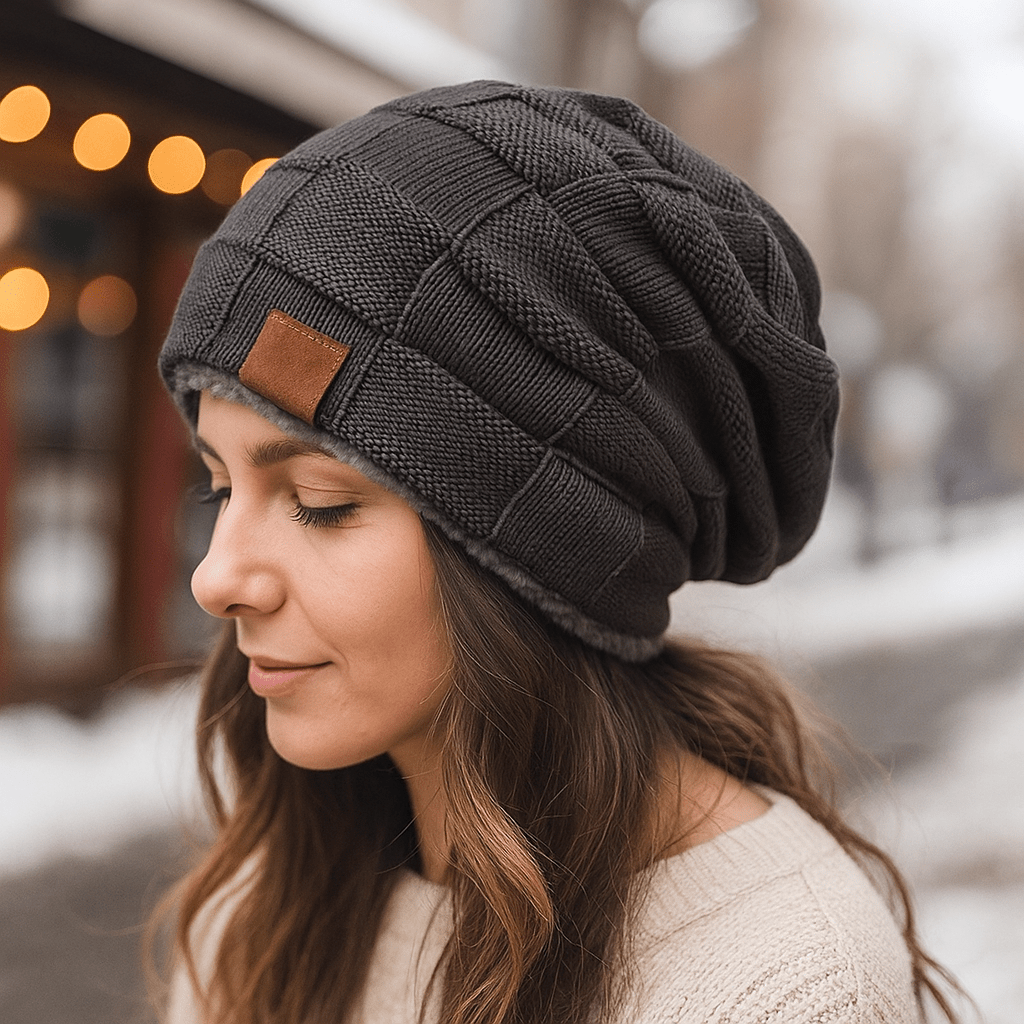 Yves Stickade Mössa - Varm, Bekväm & Trendig för Vintern