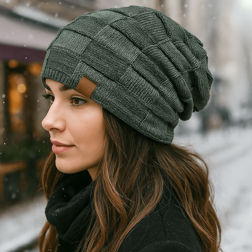 Yves Stickade Mössa - Varm, Bekväm & Trendig för Vintern